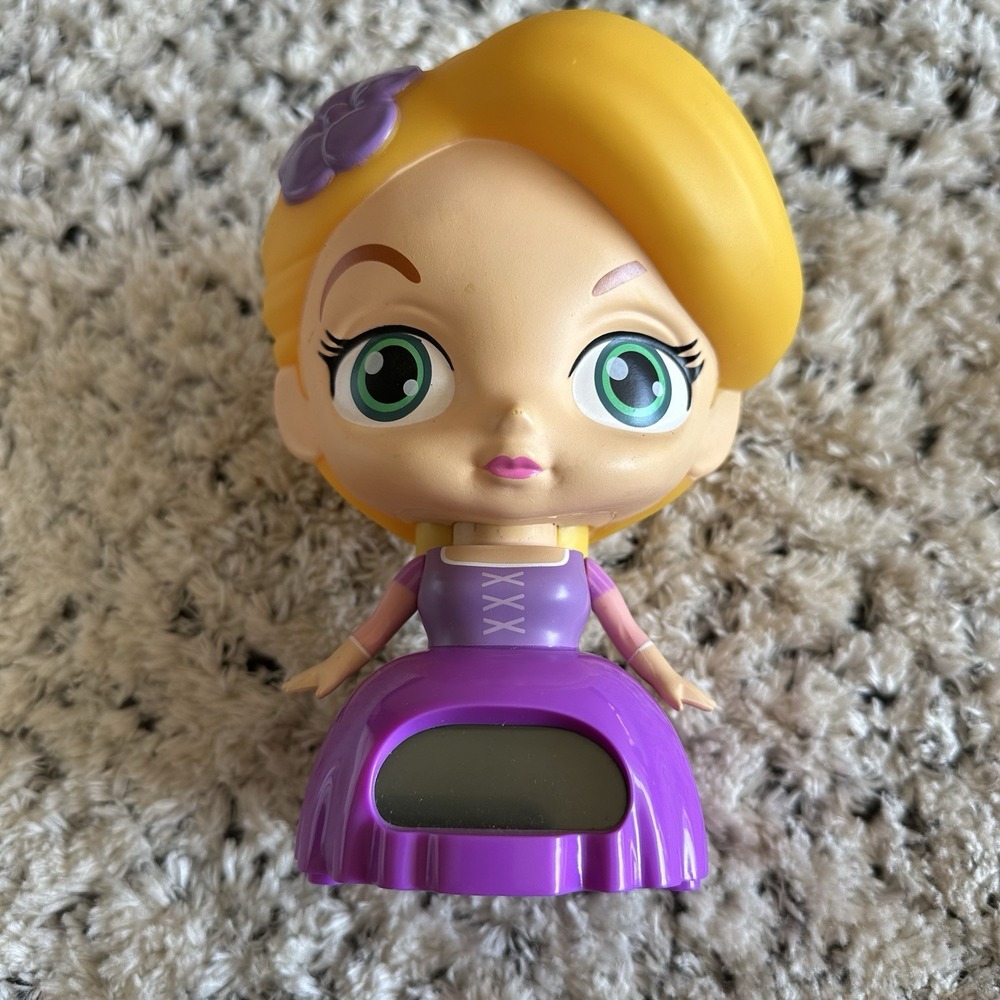 Disney‎ Princess Rapunzel BulbBotz Alarm Clock WORKING